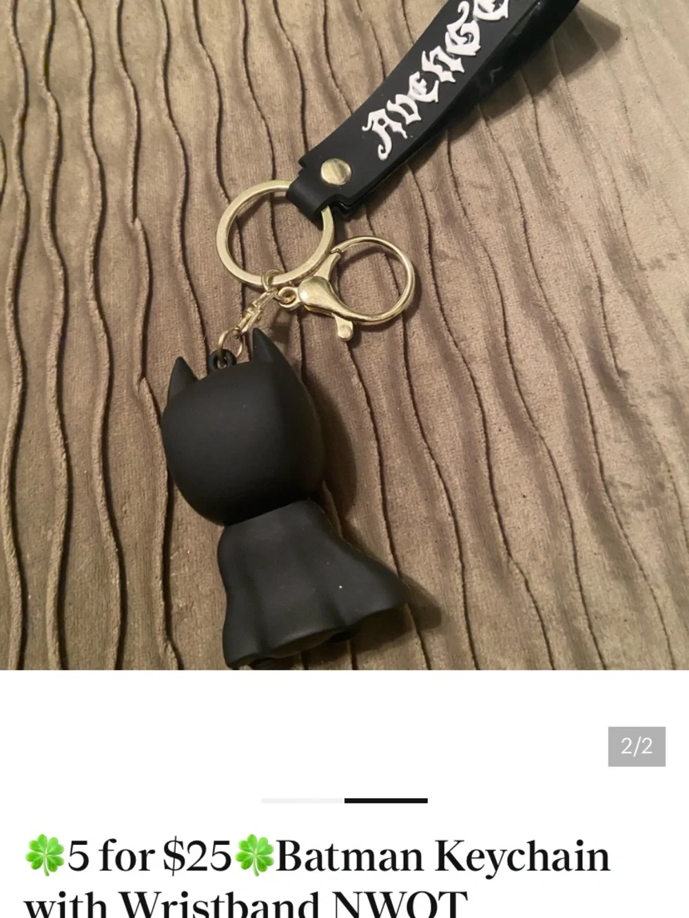 Trio of Keychains Featuring Batman, Snoopy & Minions